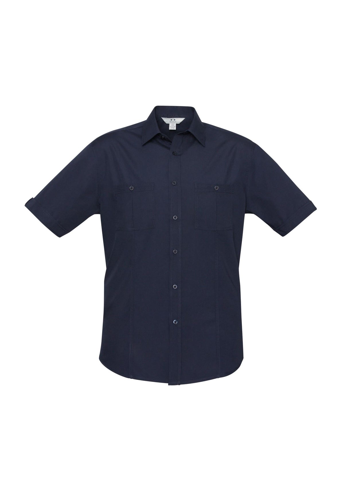 Bondi Mens Short Sleeve Shirt - Navy