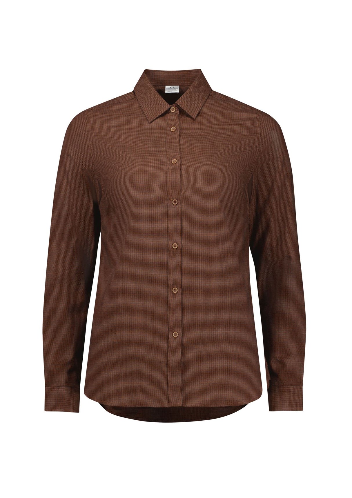 Soul Womens Long Sleeve Shirt - Rust
