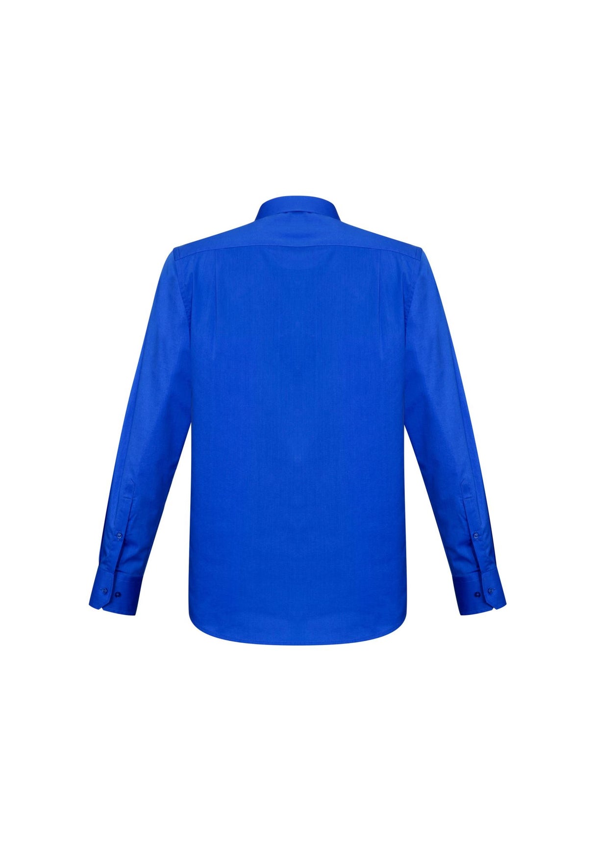 Monaco Mens Long Sleeve Shirt - Electric Blue