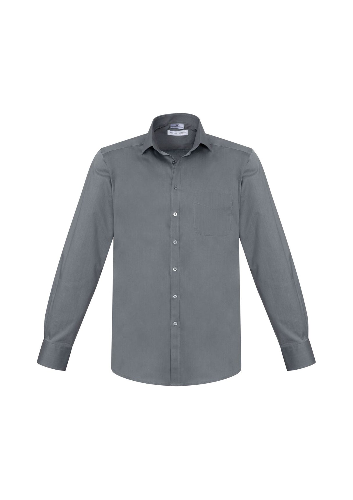 Monaco Mens Long Sleeve Shirt - Platinum