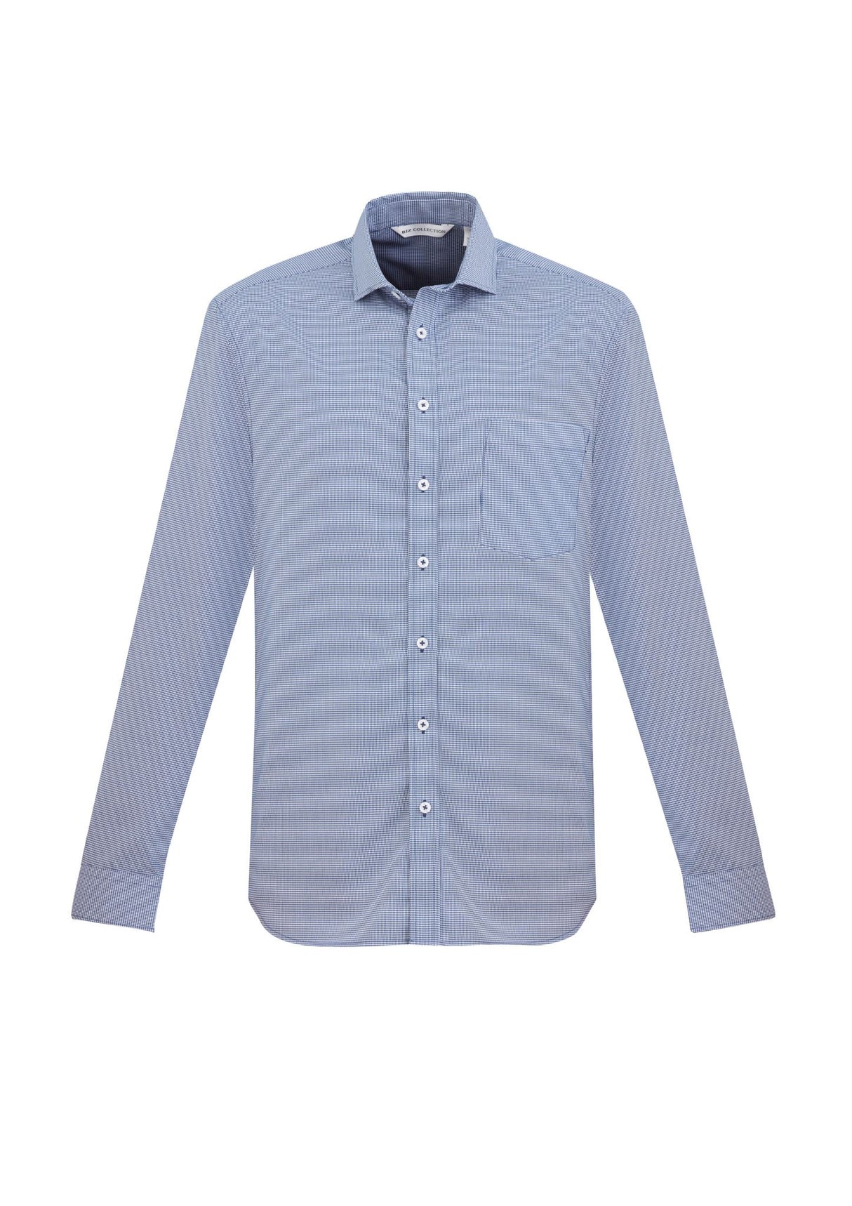 Jagger Mens Long Sleeve Shirt - French Blue