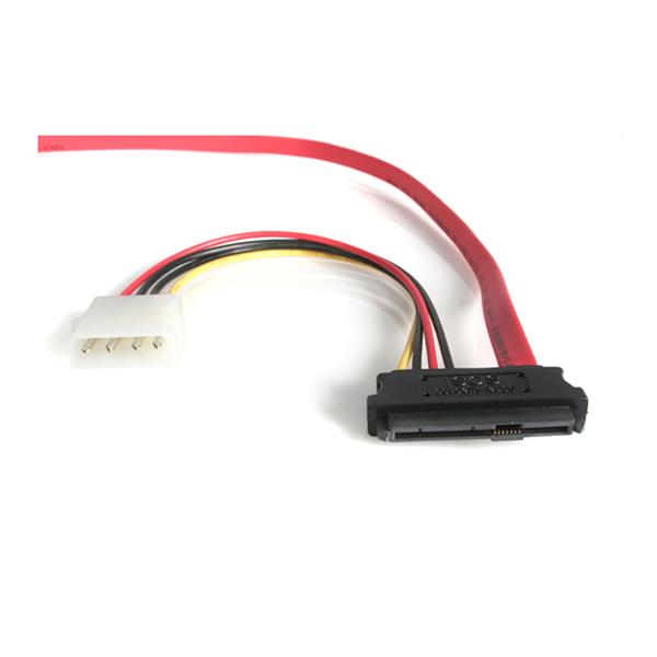 45cm (18in) SAS 29 Pin to SATA Cable with LP4 Power