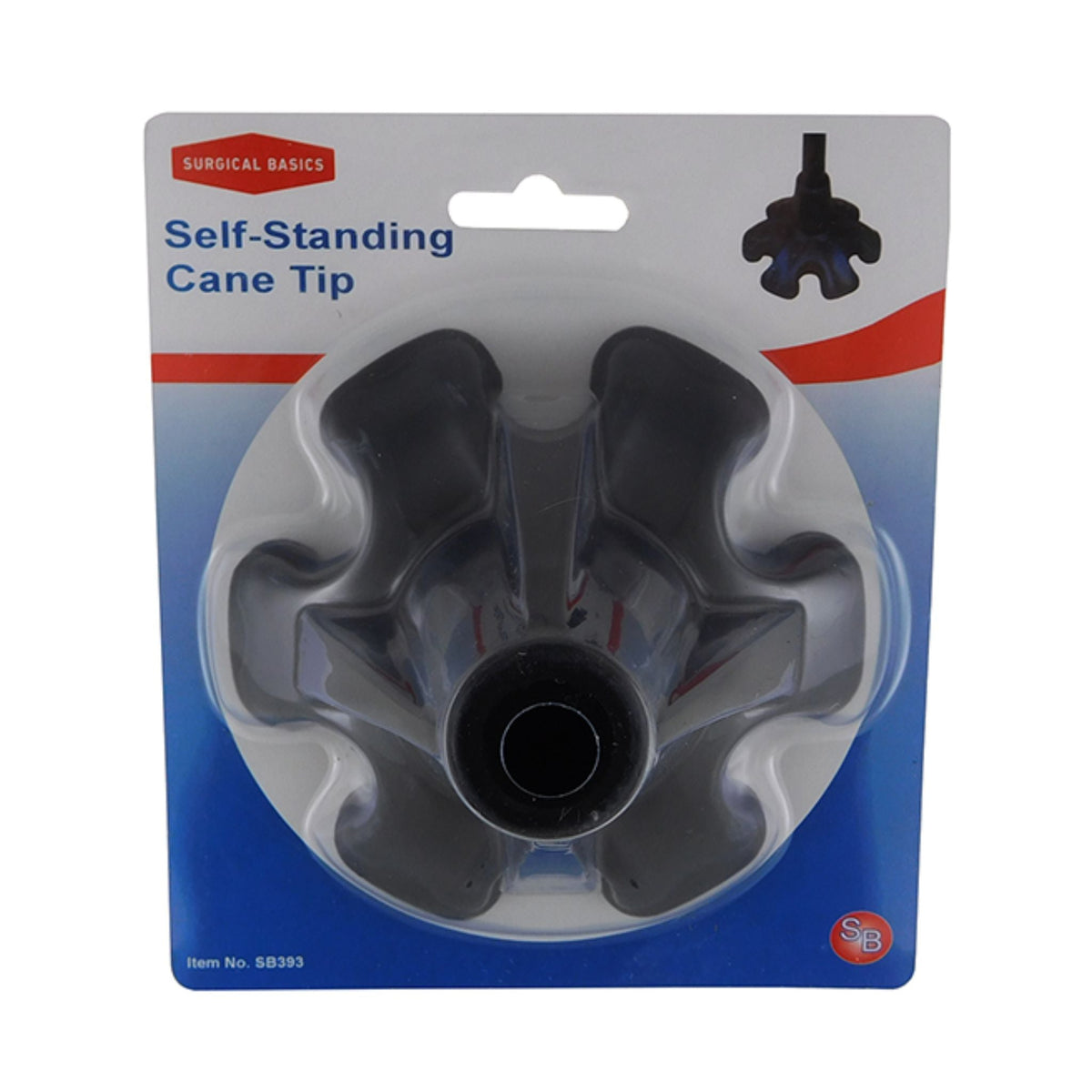 Surgical Basics Self-Standing Walking Stick Tip 19mm