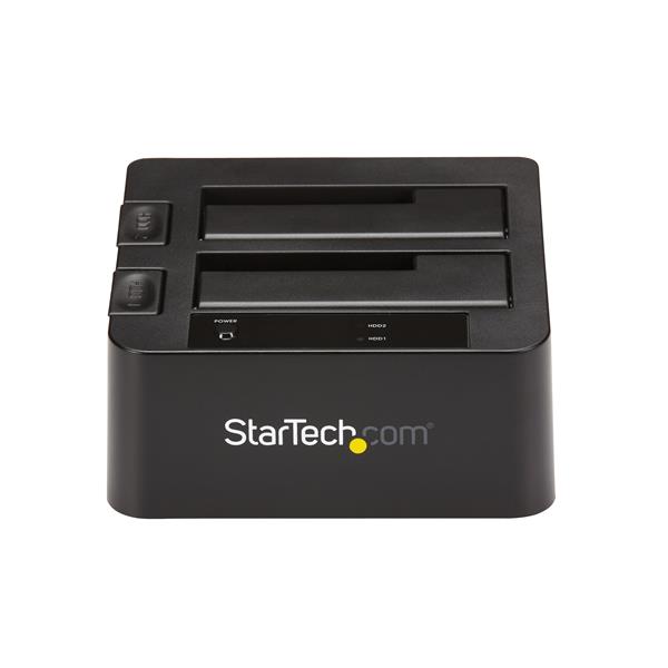 USB 3.1 (10Gbps) Dual-Bay Dock for 2.5/3.5 SATA SSD/HDDs