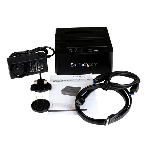 USB 3.0 / eSATA 2.5 / 3.5” SATA HDD/SSD Duplicator Dock – Standalone HDD Cloner
