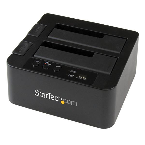 USB 3.0 / eSATA 2.5 / 3.5” SATA HDD/SSD Duplicator Dock – Standalone HDD Cloner