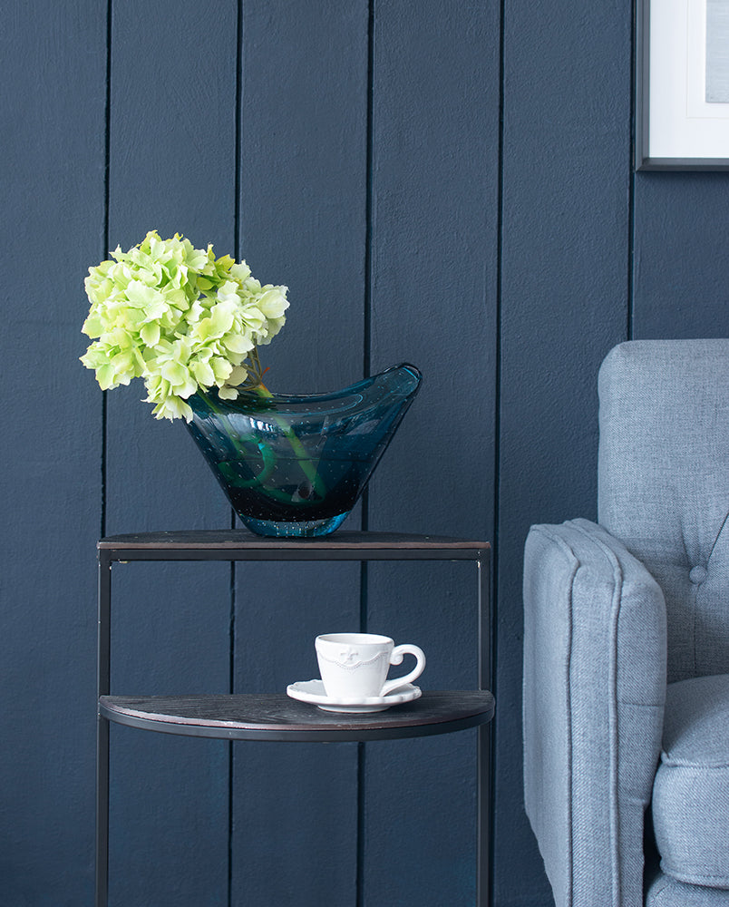 VASE - BLUE GLASS (29cm)