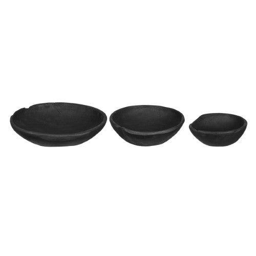Bowls - Black Teak (Set Of 3)