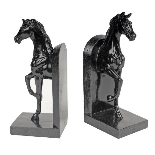 Bookends - Horse Black (Set Of 2)