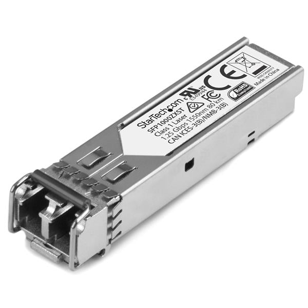 MSA Compliant Gigabit Fiber SFP Transceiver Module - 1000Base-ZX - SM LC - 80 km