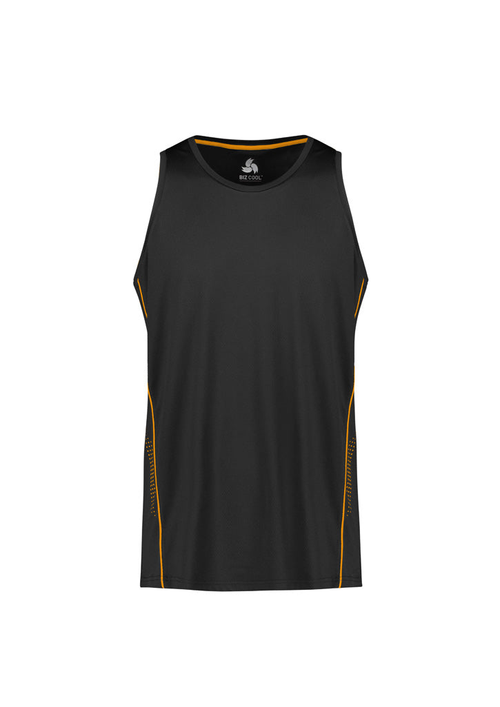 Balance Mens Singlet - Black/Gold