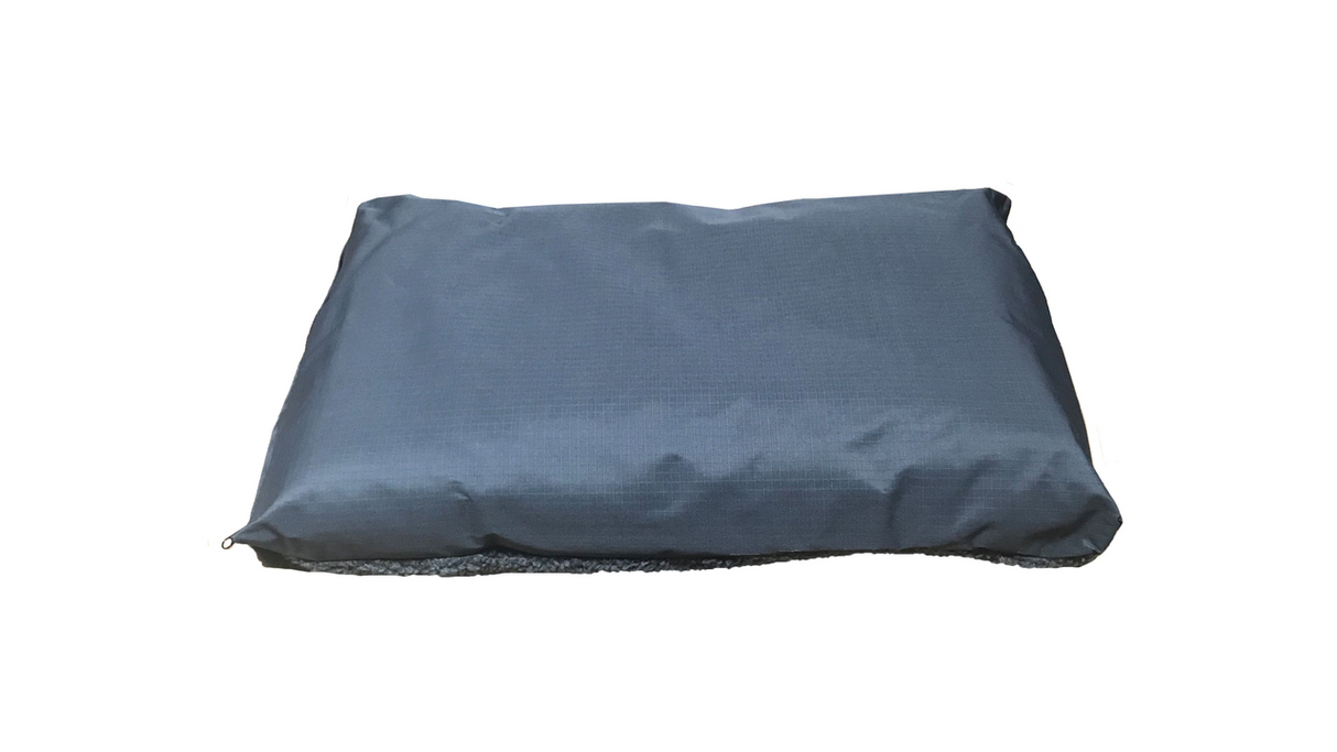 Dog Bed - Rectangle Dark Grey/Black - Med (70cm)
