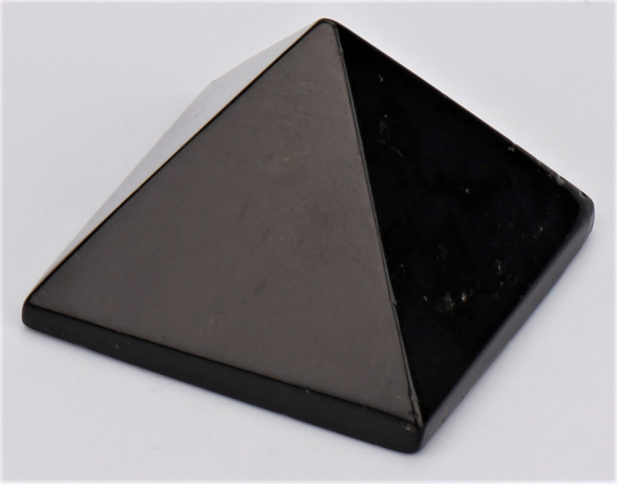 Shungite Pyramids in Display Box - Set of 32