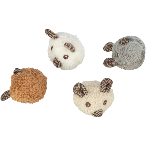 Cat Toy - Catnip Bear Ball 8cm (Assorted)