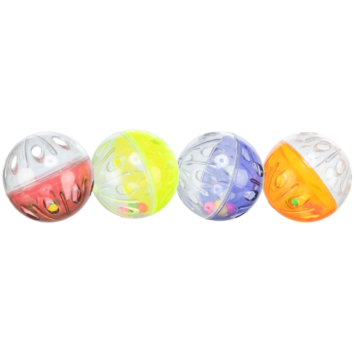 Cat Toy - Rattling Balls 4.5cm (4pk)