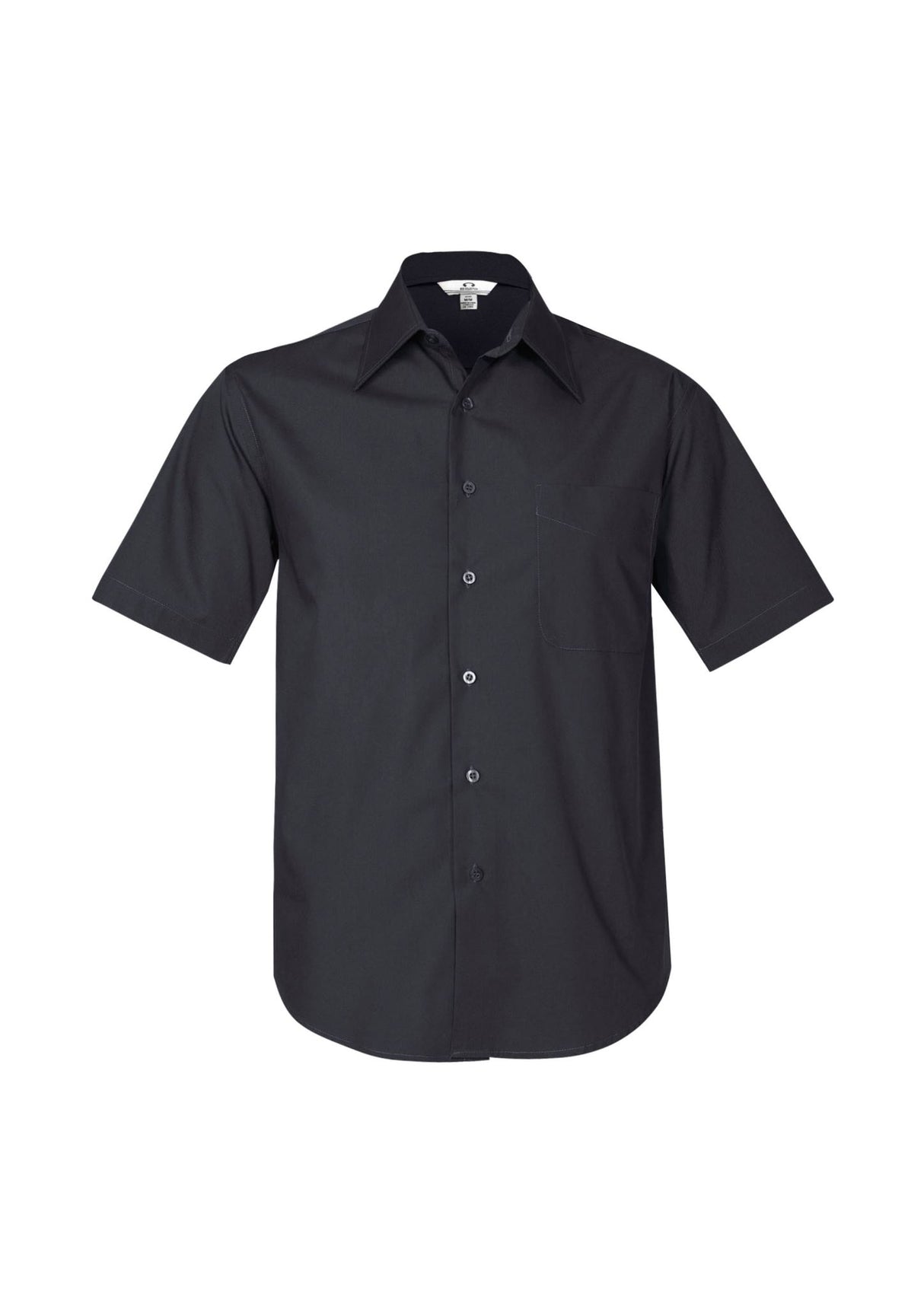 Metro Mens Short Sleeve Shirt - Charcoal