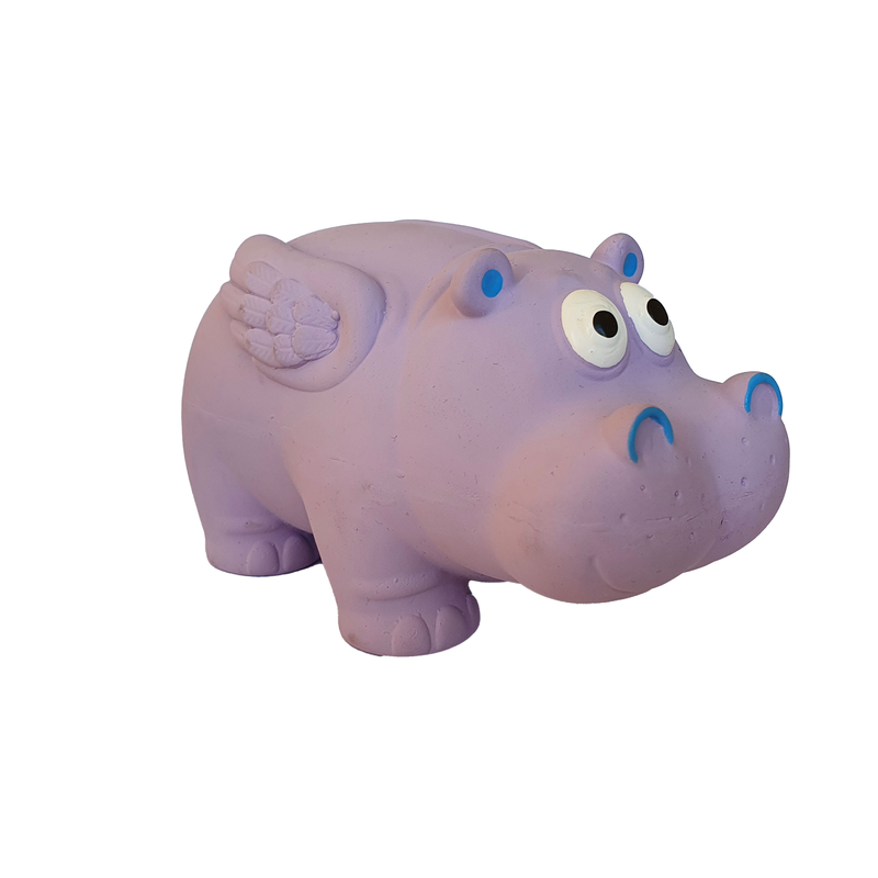 Latex Stuffed Grunter Flying Hippo 15cm