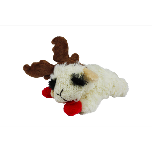 Dog Toy - Xmas Lamb Chop with Antlers (15cm)