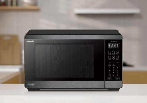 Microwave - 900W Flatbed Inverter 26L (Black Stainless)