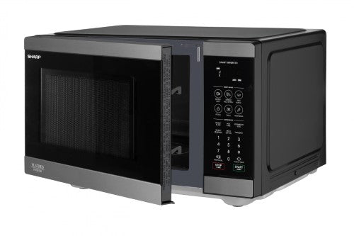 Microwave - 900W Flatbed Inverter 26L (Black Stainless)