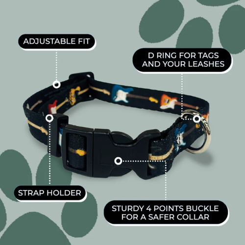 Dog Collar - Fender Guitars Small (25-40cm)