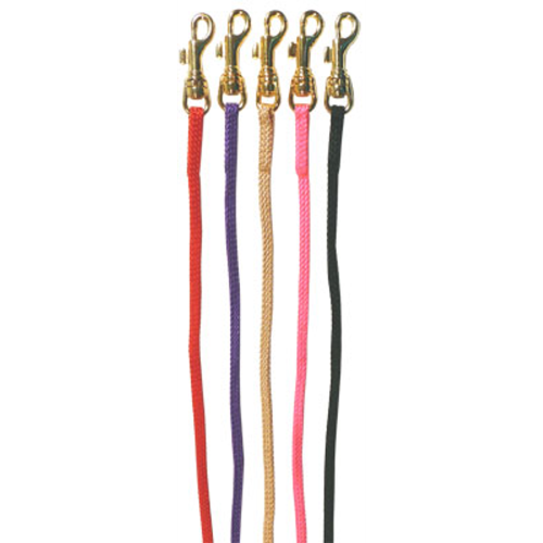 Vet Clinic Lead with Ring - Nylon 120cm Red Maze 15mm