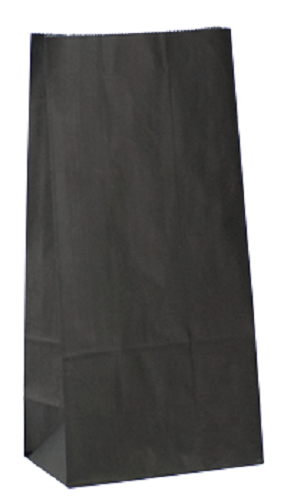 Paper Bags BLACK - (500 Bags) 21 x 10cm