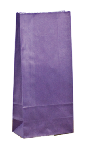 Paper Bags PURPLE - (500 Bags) 21 x 10cm