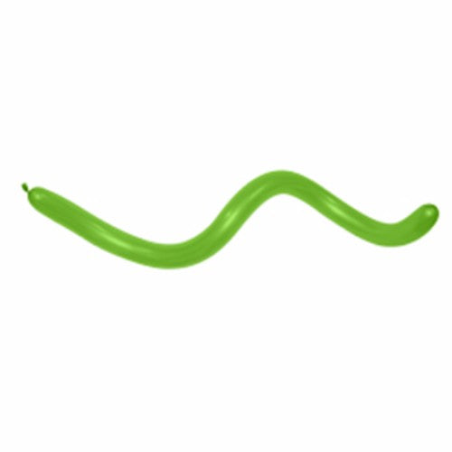 360QT Fashion Lime Green Modelling Latex Balloons - Pack of 20