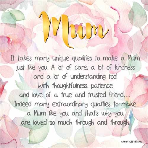 LED Block - Mum Enlightened Wishes
