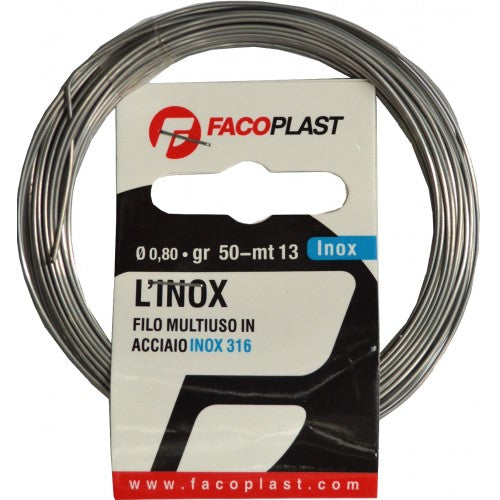 Wire Binding Stainless 0.8mm 50g Coil Faco Plast