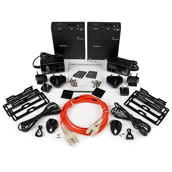 HDMI Over Fiber Extender (SC) w/ IR Control - 2600ft - 1080p