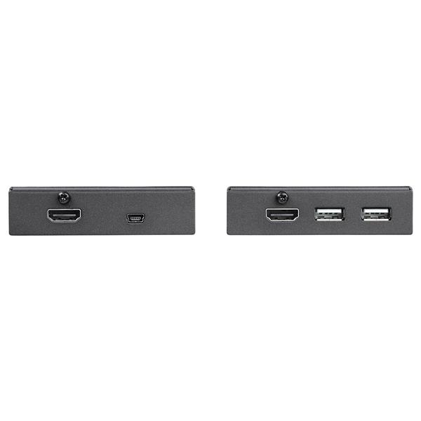 HDMI over CAT6 Extender with 4-port USB Hub - 165 ft (50m) - 1080p