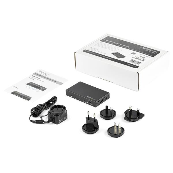 2 Port HDMI Splitter - 4K 60Hz - 1x2 Way HDMI 2.0 Splitter