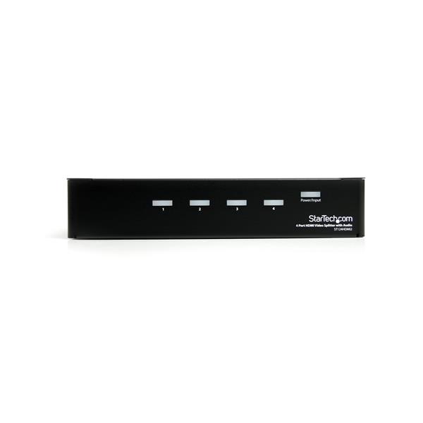 4-port HDMI splitter and signal amplifier