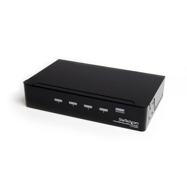 4-port HDMI splitter and signal amplifier
