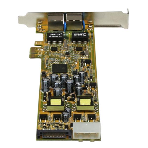Dual Port PCI Express Gigabit Ethernet PCIe Network Card Adapter - PoE/PSE