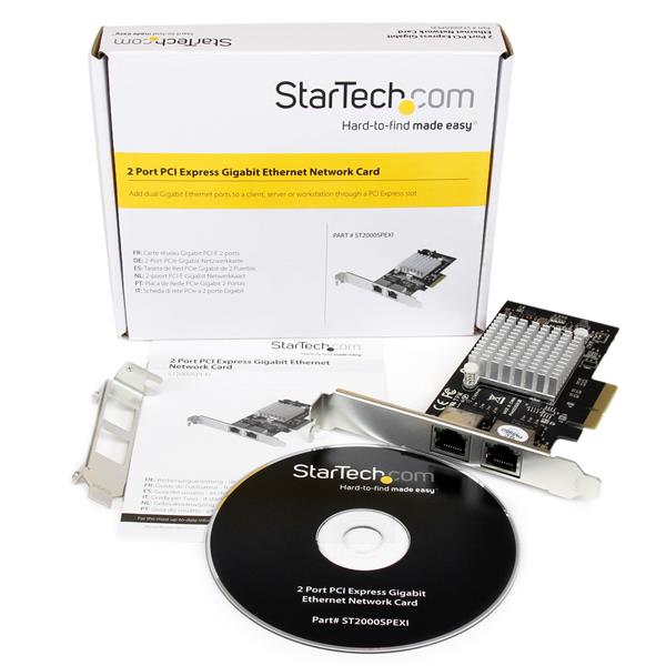 2 Port PCIe (x4) GbE Network Card - Intel Chipset