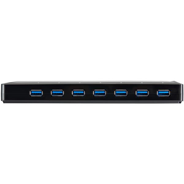 7-Port USB 3.0 Hub plus Dedicated Charging Ports - 2 x 2.4A Ports