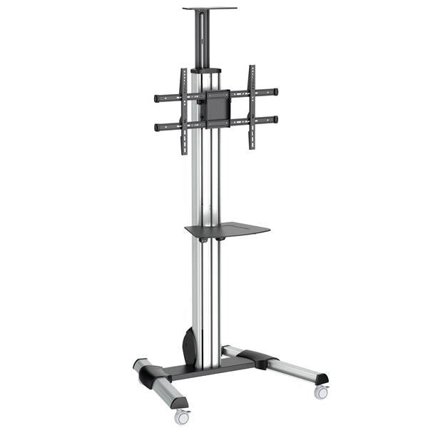 TV Cart - For 32" to 70" TVs - One-Touch Height Adjustment