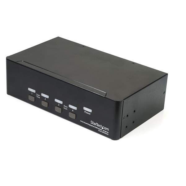 4-Port Dual DisplayPort KVM Switch - 4K 60Hz