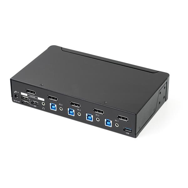 4-Port DisplayPort KVM Switch - USB 3.0 - 4K