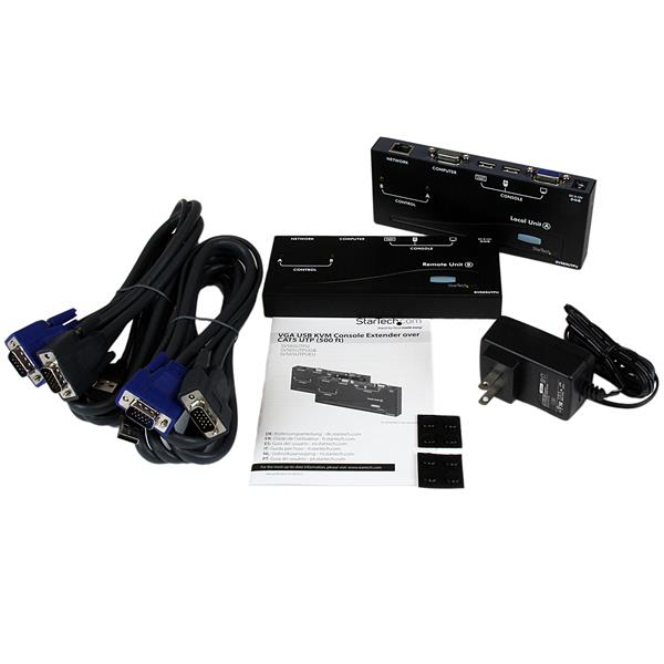 USB VGA KVM Console Extender over CAT5 UTP (500 ft)