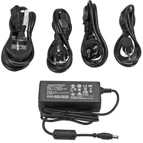 DC Power Adapter - 12V, 5A, designed for M-type barrel jack devices, ensuring reliable, efficient power supply.