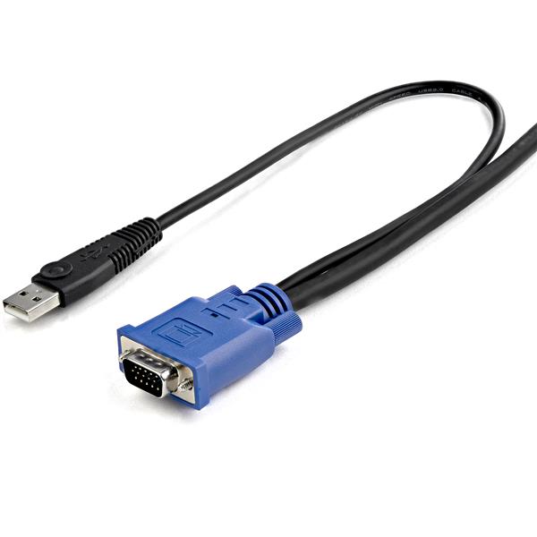 3m (10 ft) Ultra Thin USB VGA 2-in-1 KVM Cable