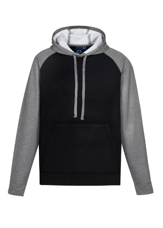 Hype Unisex Two Tone Hoodie - Black/Grey Marle (5XL)