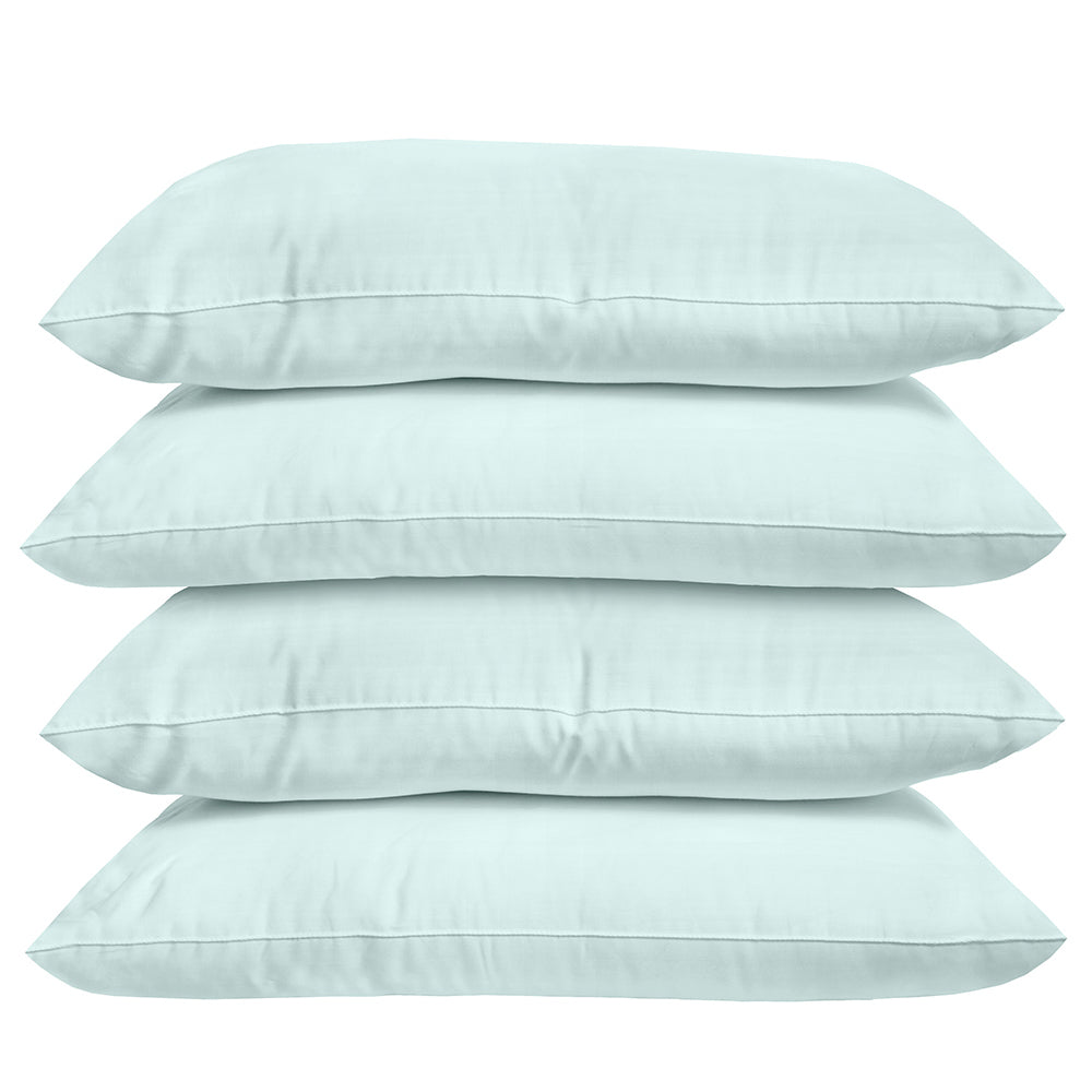 Plain Dyed Standard Pillowcase 4 Pack Sea Foam- Bambury