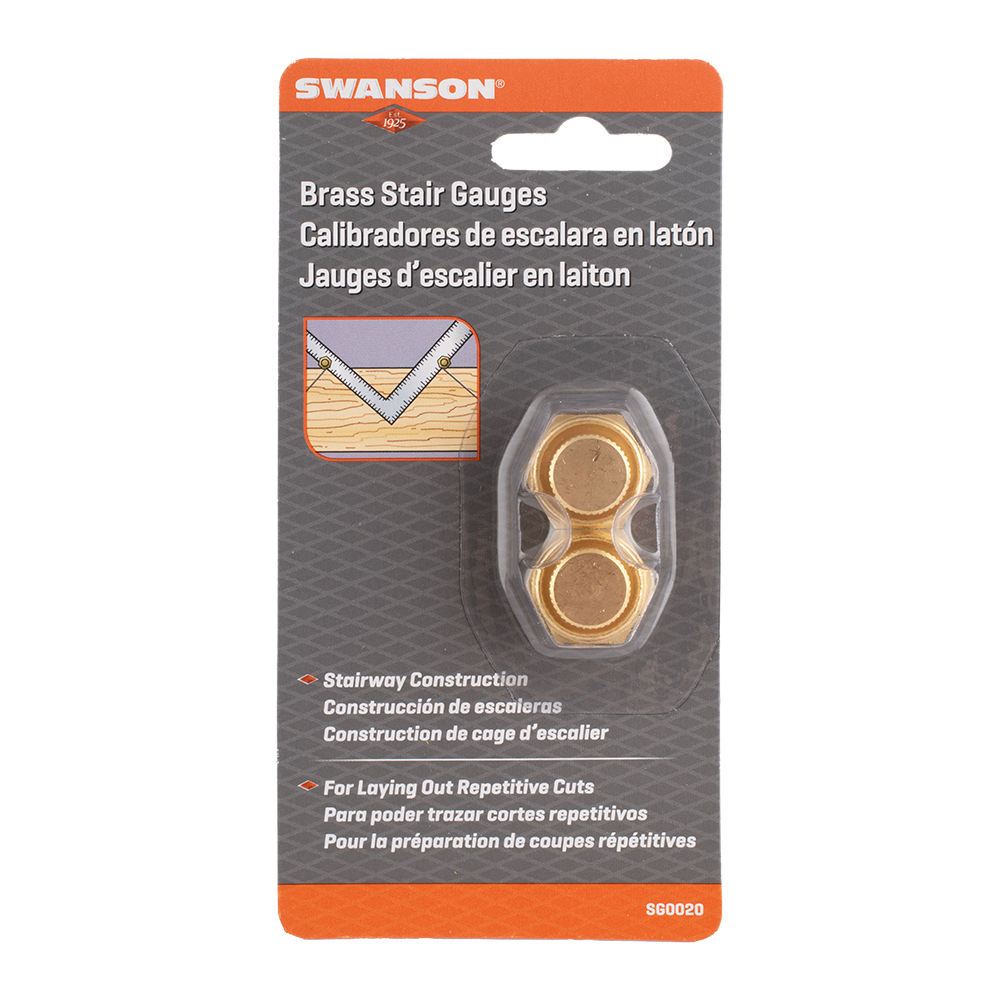 SWANSON Brass Stair Gauges