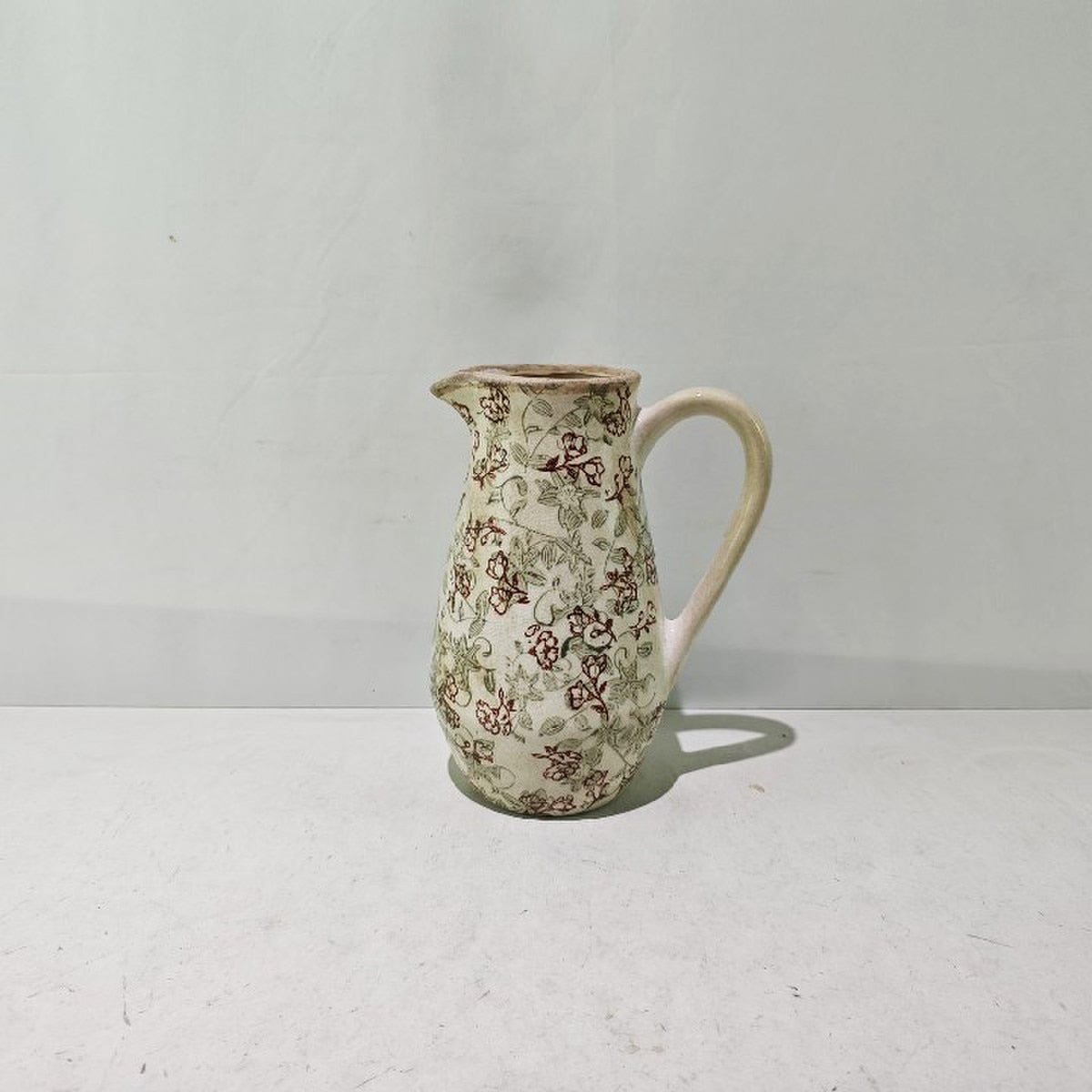 AUTUMN FLORAL CERAMIC JUG - AUTUMN - 205x145x255