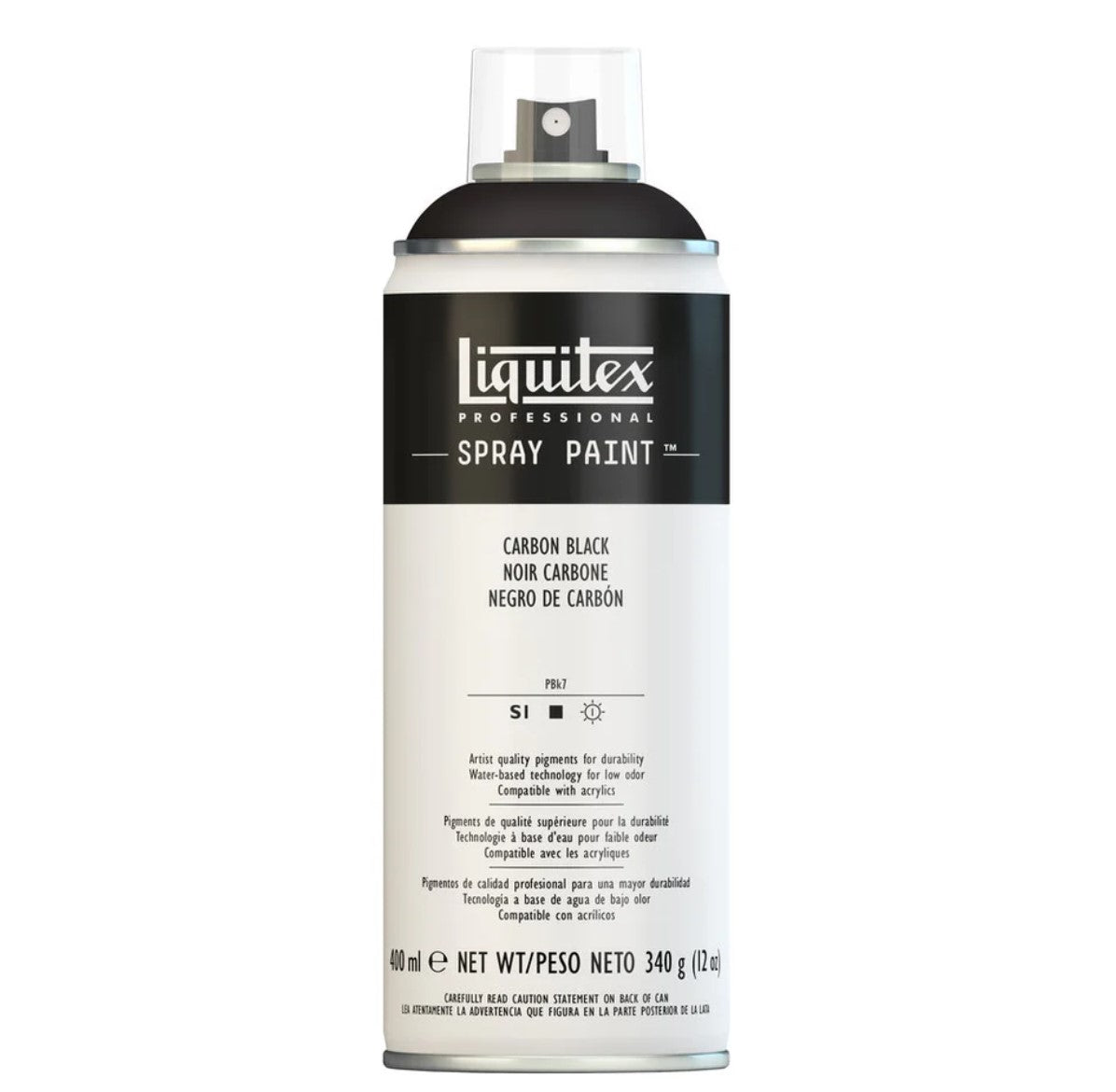 Liquitex Acrylic Spray Paint 400ml - Carbon Black (0337)